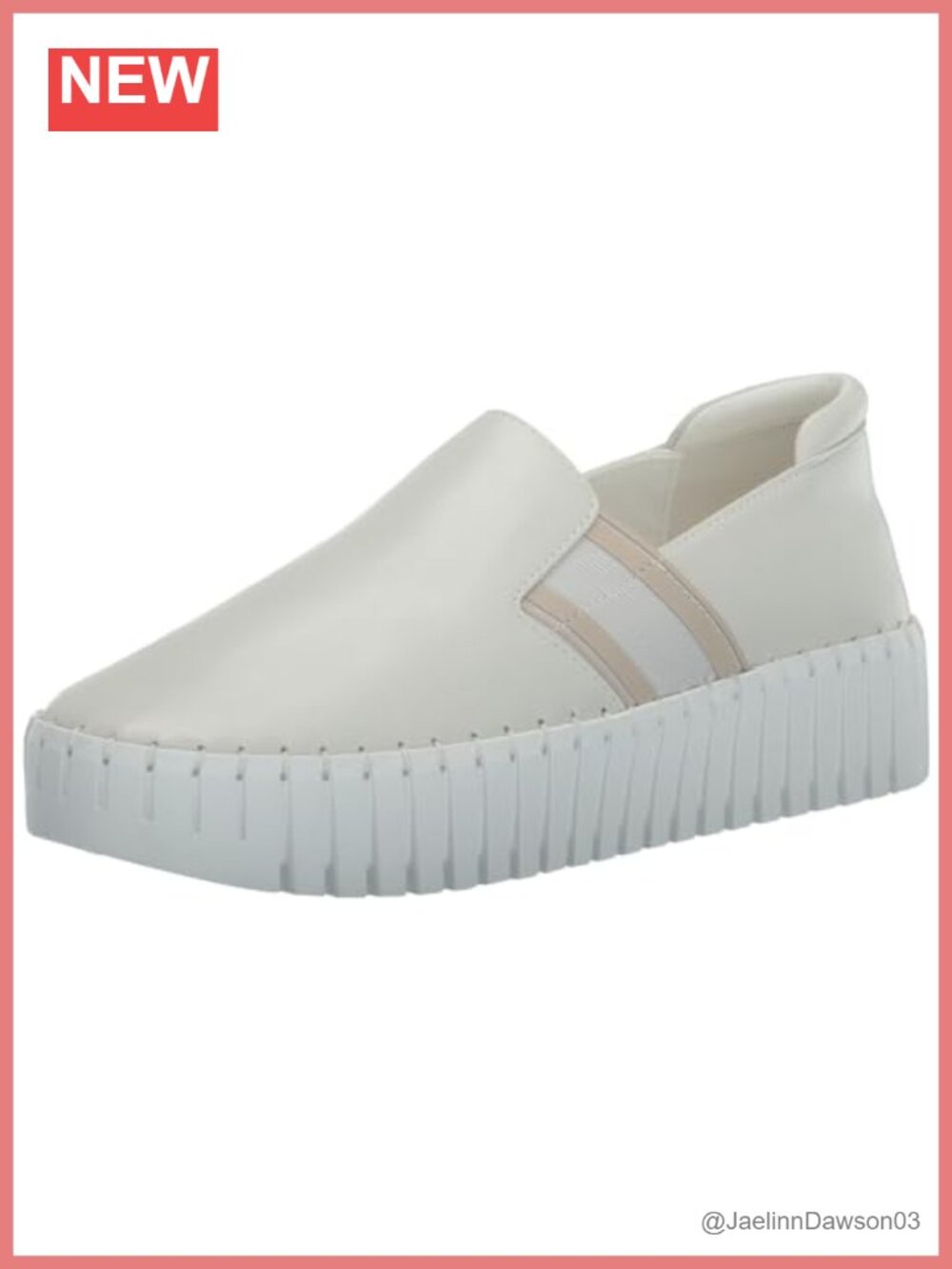 Anne Klein Runway Faux Leather Slip-On Fashion Sneakers Cushioned Insole